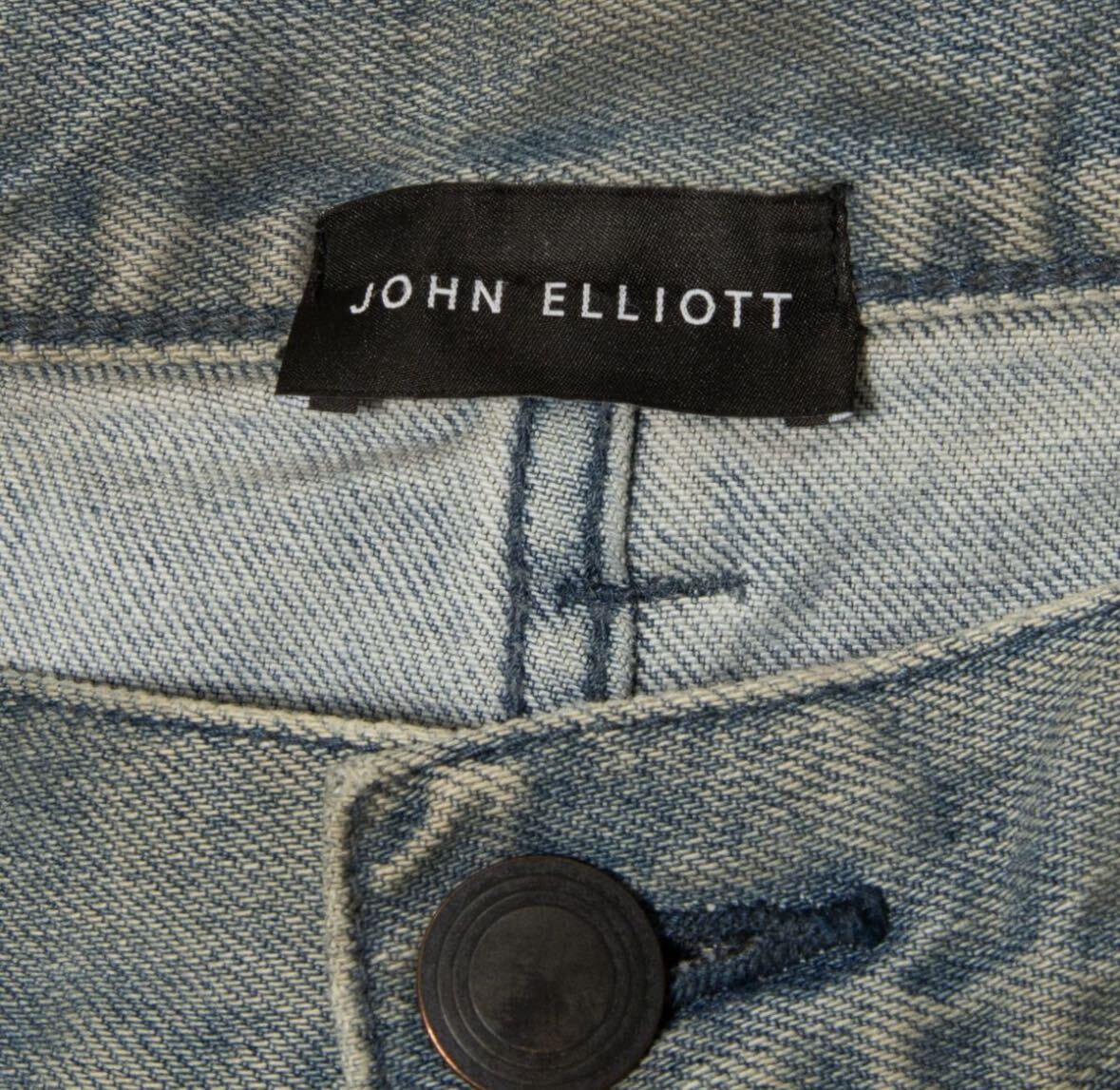 価格10万円 JOHN ELLIOTT デニムパンツ USED加工 メンズL相当 価格10万円 JOHN ELLIOTT デニムパンツ USED加工 メンズL相当