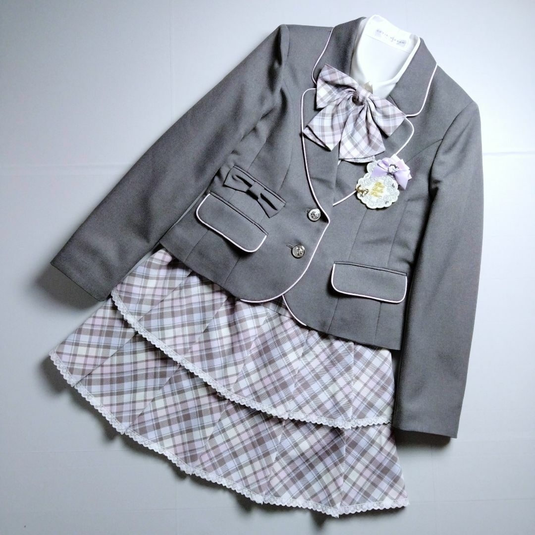 CUTIE RIBBON☆キューティーリボン 160 フォーマル スーツ 女の子 卒服 卒業式 入学式 5点セット CUTIE RIBBON☆キューティーリボン 160 フォーマル スーツ 女の子 卒服 卒業式 入学式 5点セット