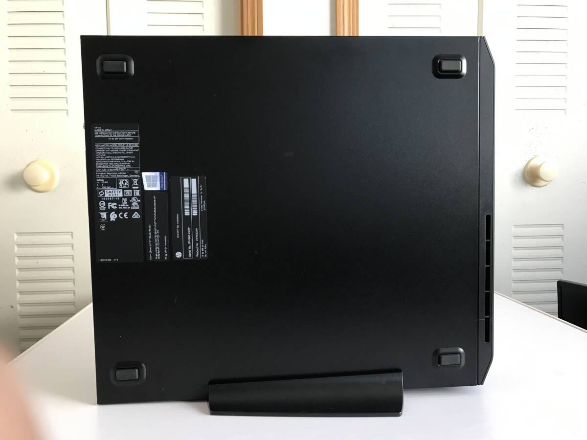 HP Z2 SFF G4 WorkStation（極美）・Win11Pro64bit・M.2(NVMe-SSD) 256GB・E-2124G(Max4.5GHz動作)・PC4-16GB・OfficeXP搭載・縦置台座付_画像9