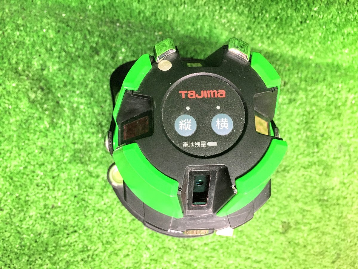 【程度良好】中古品 TAJIMA タジマ レーザー墨出し器 NAVIゼロジーKJY ZEROG ZEROGN-KJY 本体+ケース 受光器有 グリーンレーザー_画像6