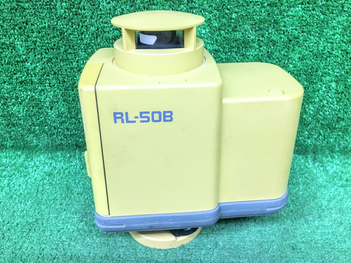 【ジャンク品】TOPCON トプコン ローテーティングレーザー RL-50B ※本体＋受光器+ケースセット_画像3