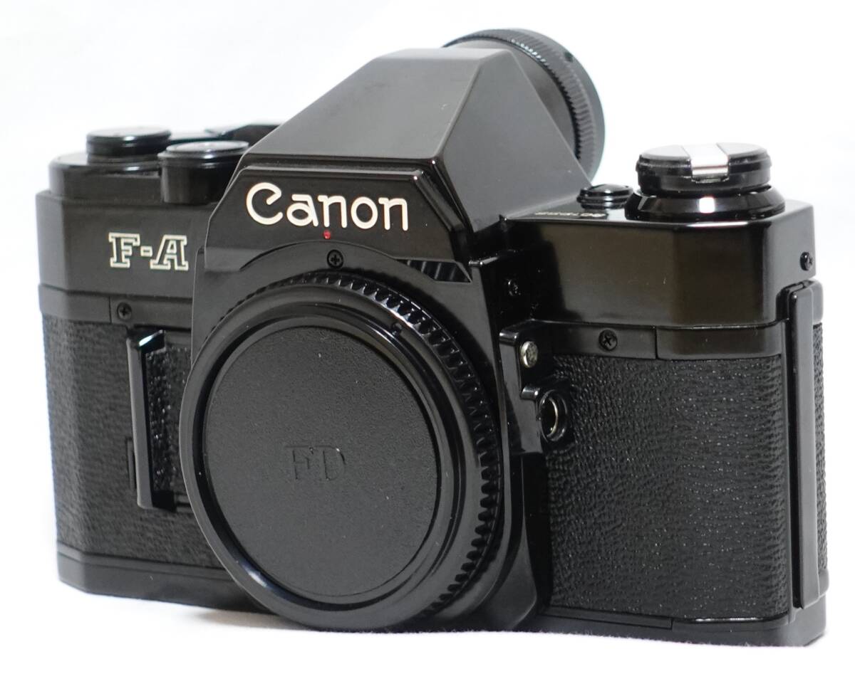 珍品 Canon AE-1似の F-A ブラック　1眼レフ　フィルムカメラ　本体のみ　美品_画像2