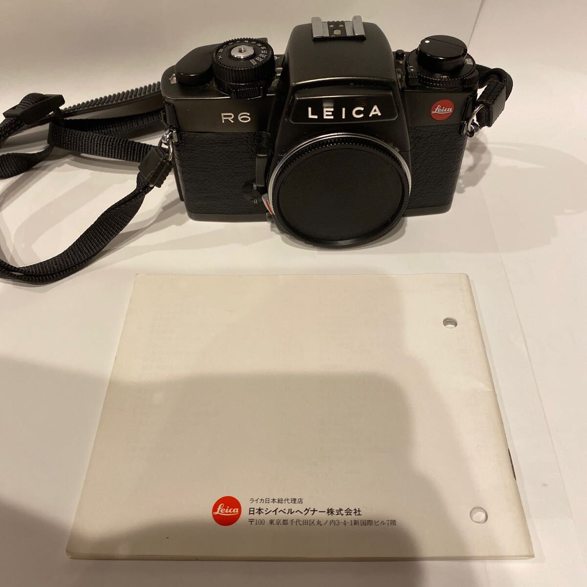  Leica R6 body use instructions attaching 