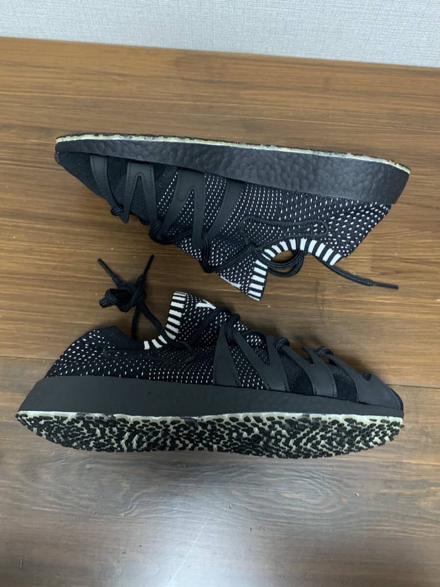 未使用☆[Y-3 Yohji Yamamoto×ADIDAS] 定価44,000 EF2562 BLACK 軽量 メッシュ ローカットスニーカー 26cm US8 ワイスリー ヨウジヤマモト_画像7