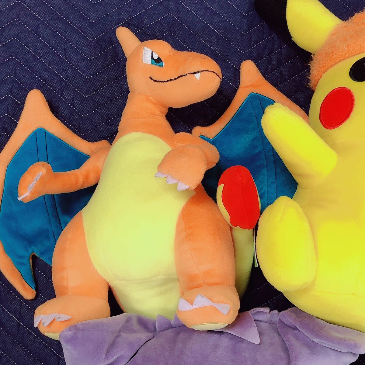 ② Pokemon soft toy set set sale Pikachu mold gongen girl ka rio Lizard nkwas minor na tea mopamomiju maru 