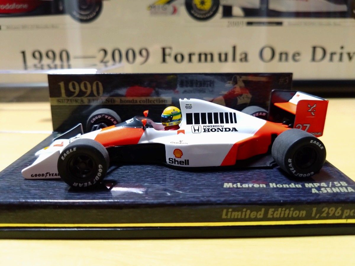 ミニチャンプス 1/43 鈴鹿レジェンド マクラーレン ホンダ MP4/5B アイルトン・セナ