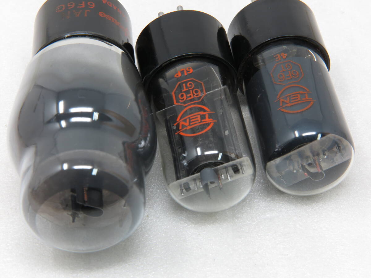  vacuum tube 6F6 2 kind 3 pcs set 