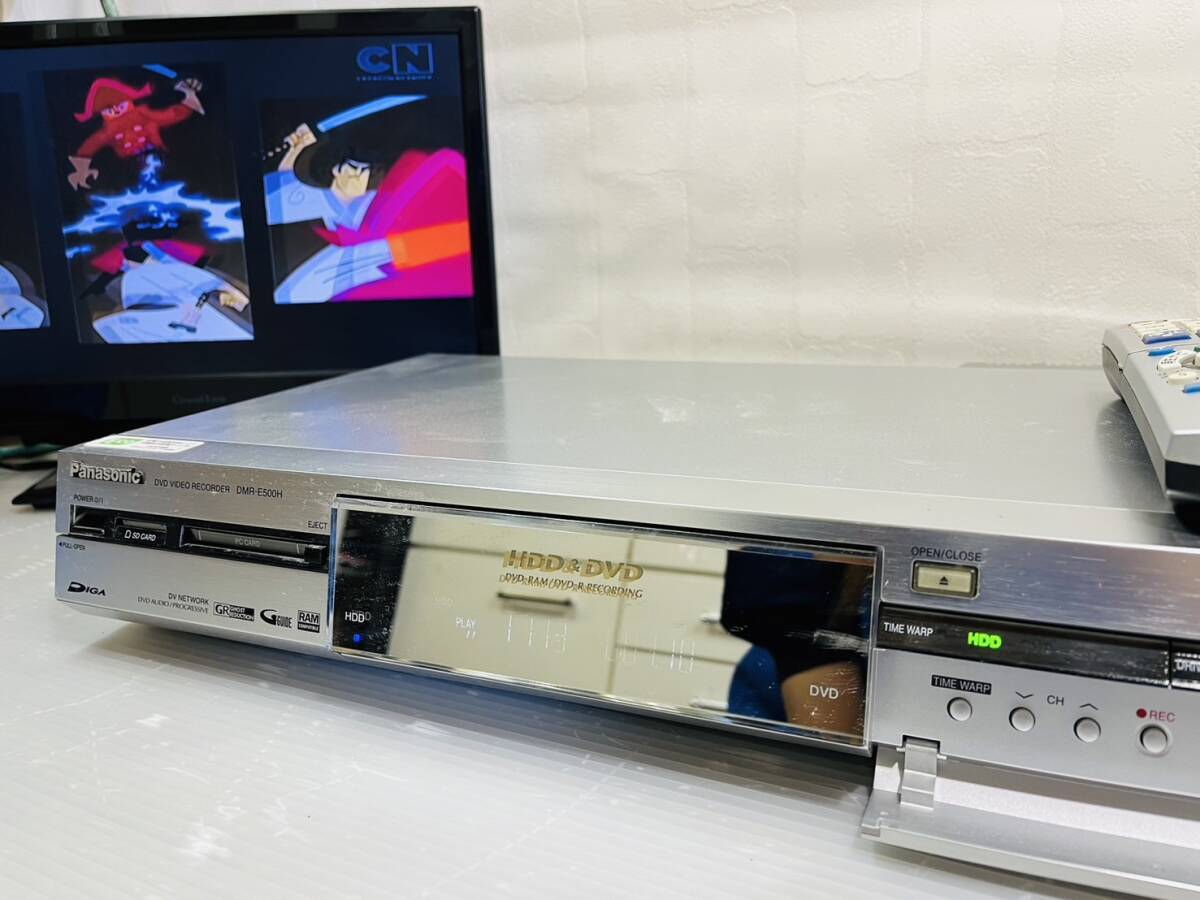 [240514-12T]【現状品】≪Panasonic/DVD VIDEOレコーダー≫DMR-E500H/HDD/DIGA/パナソニック/※本体のみ_画像8