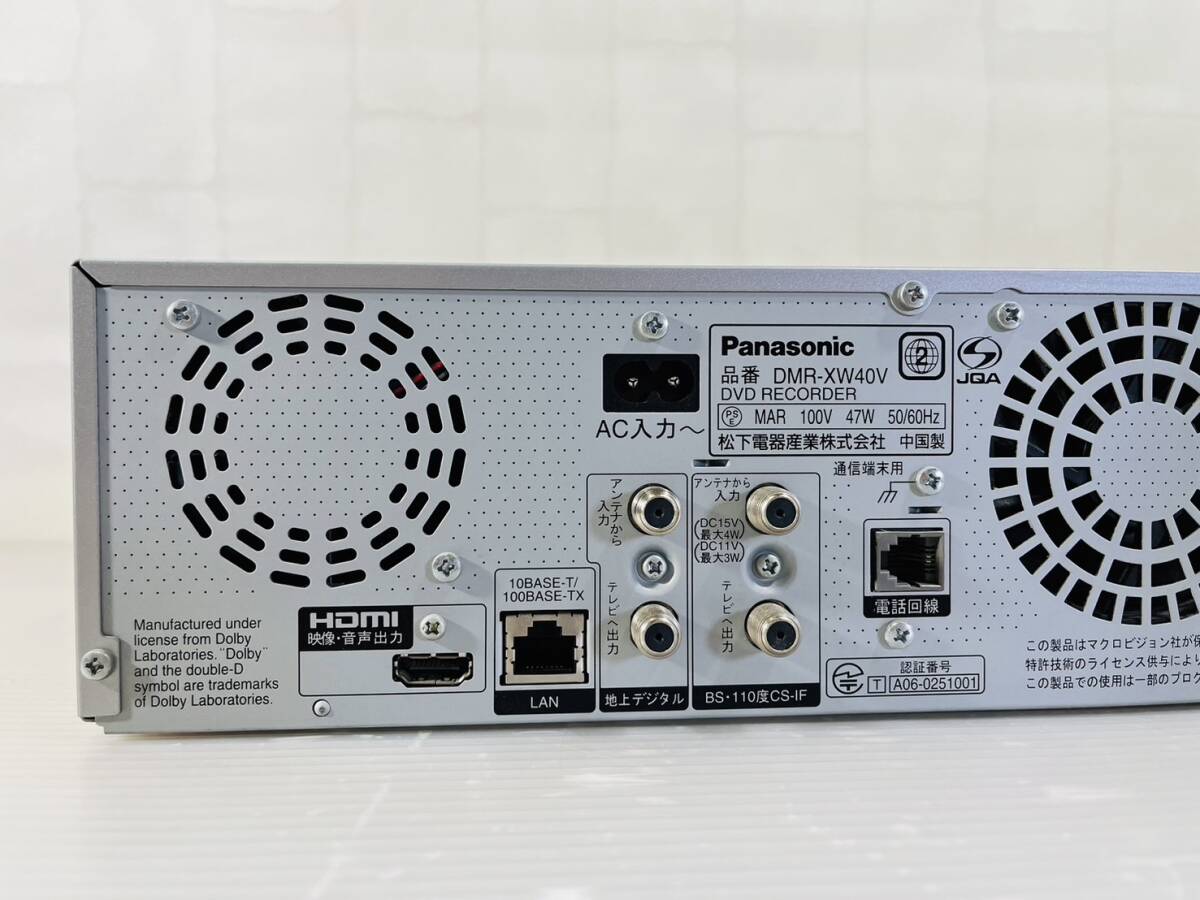 [240515-1T][ текущее состояние товар ]{Panasonic/DVD магнитофон }DMR-XW40V/HDD/VHS/ двойной запись /* корпус только / формат завершено 