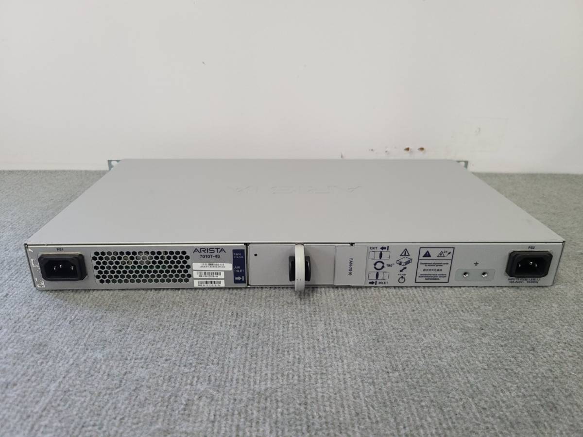Arista DCS-7010T-48 48-Port 1G 4x SFP 10G SFP+ Switch Dual Power_画像3