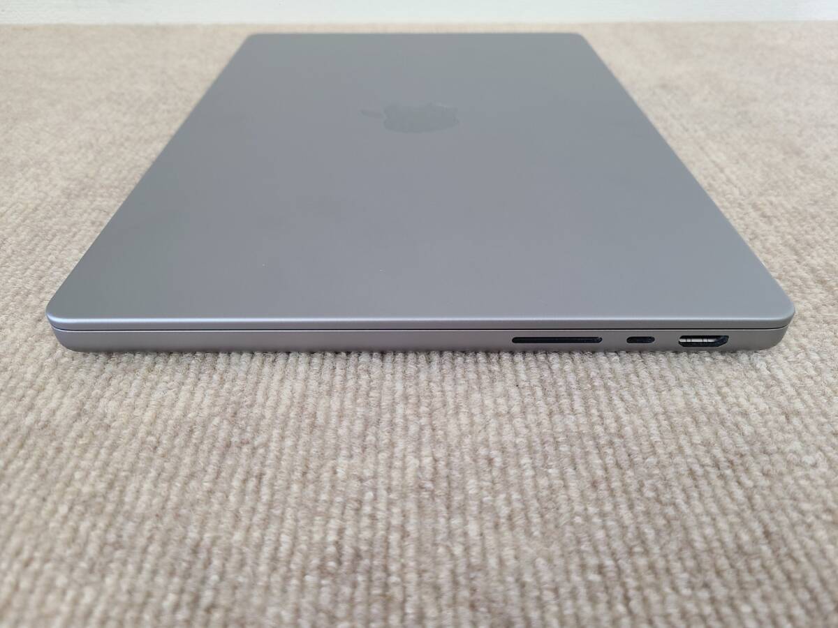【美品】Apple MacBook Pro 14(2021, A2442) M1 MAX / RAM 64GB / SSD 1TB / スペースグレー / 充放電回数 : 82 [MC041]_画像7