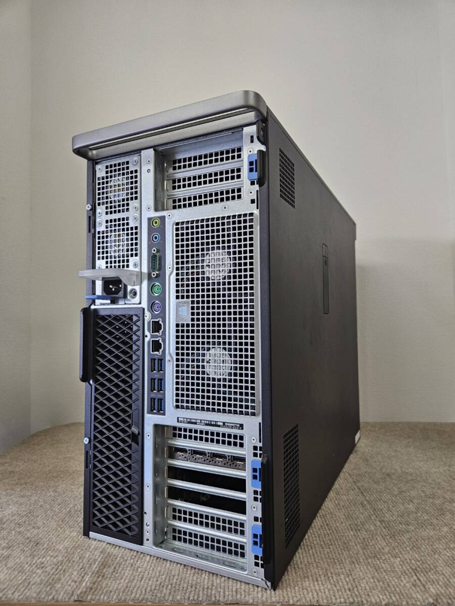 クリエイター向けAI研究 Dell Precision T7920 Xeon Gold 6152 44コア88スレッド メモリ256GB SSD 1TB+4TB SATA NVIDIA Quadro P4000_画像2