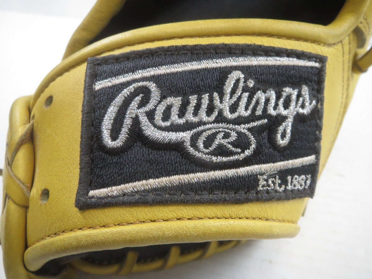 ♪Rawlings Flasher TRAP-EZE ローリングス フラッシャー 野球グローブ 右投げ 外野手用 大人用 R-46U2♪USED品の画像3