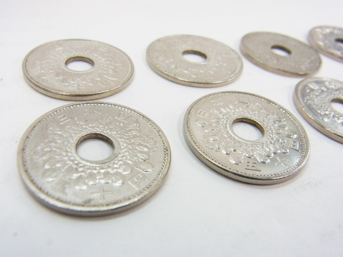 ■ 旧硬貨 50円 昭和 まとめて 8枚 　大きい50円■ 通常保管品　_画像7
