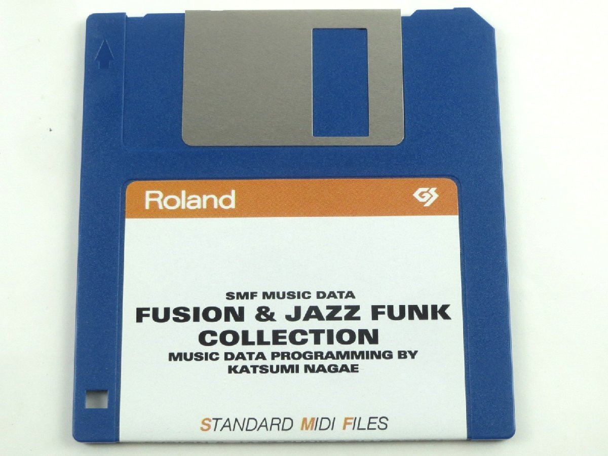 !SMF standard MIDI file Fusion & Jazz * fan k* collection floppy disk! passing of years storage not yet inspection goods 