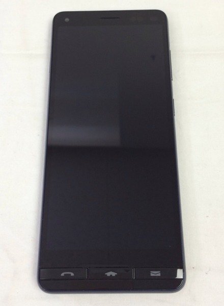 ☆☆KYOCERA 京セラ　BASIO4　KYV47　かんたんスマホ　au　判定〇　ロイヤルブルー　スマホ　携帯電話　本体のみ☆USED品_画像2