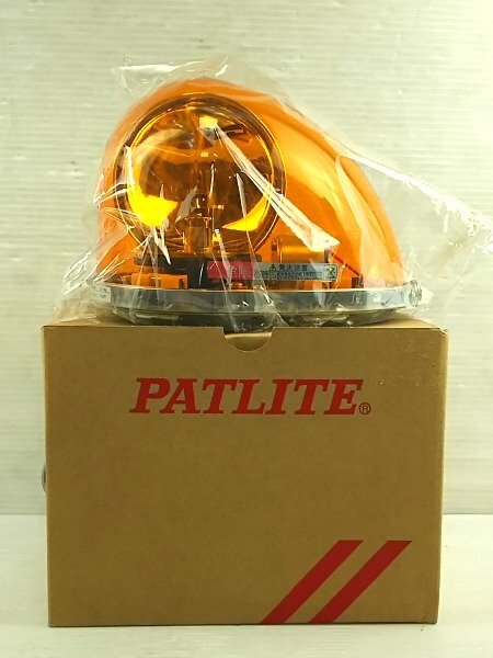 ♪PATLITE パトライト 流線型回転灯 HKFM-102-Y 黄 24V DC HKF00046♪未使用品2_画像1