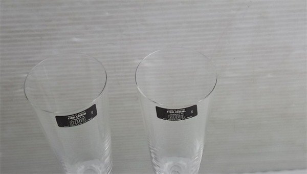 ♪RIEDEL リーデル シャンパングラス 二客 ペアセット♪中古保管品_画像5