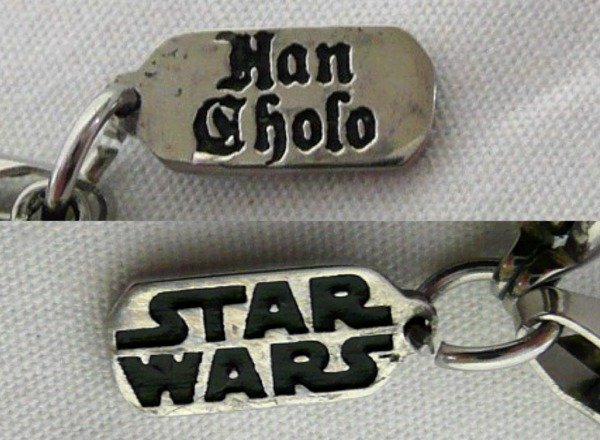 ☆☆Han Cholo ハンチョロ × STAR WARS スターウォーズ　Han Carbonite ハン カーボナイト　ネックレス　ペンダント☆USED品_画像8