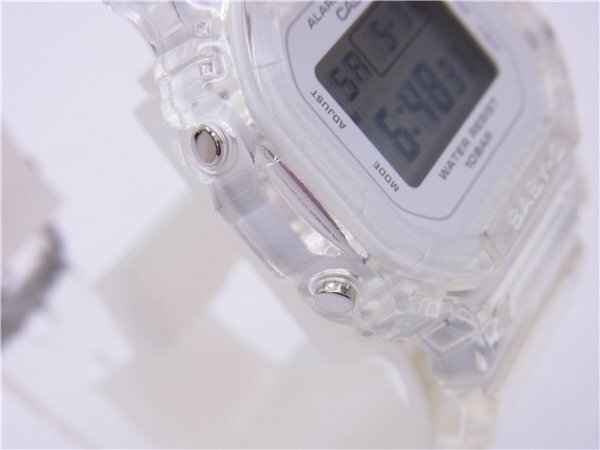 ◎ BABY-G ◎　カシオ　ベビージー　BGD-565S-7JF　デジタル　スケルトンホワイト　◎美品_画像6