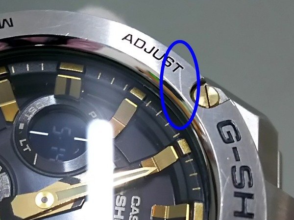 ♪CASIO カシオ G-SHOCK GST-W110D-1A9JF 腕時計 ソーラー電波 デジアナ 現状品♪USED品_キズ有