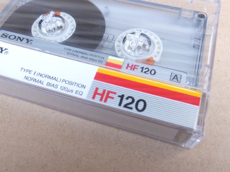 新品未使用品 SONY HF 120 ノーマルポジション カセットテープ 往復１２０分 定形外郵便発送￥１４０可_画像3