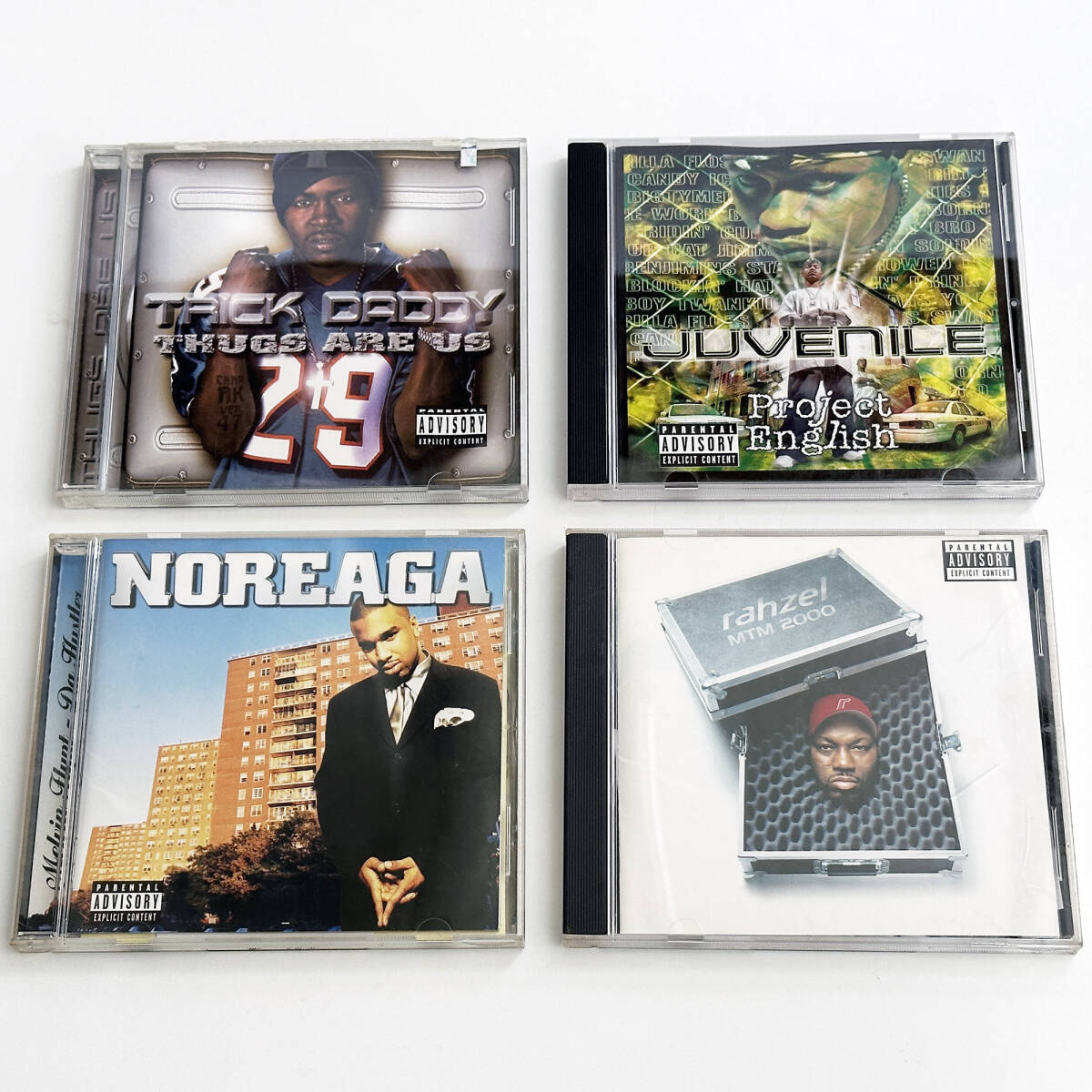 90年代ラッパーCD4枚セットRahzel Noreaga TrickDaddy Juvenile/ラゼール/NOREノリエガ/トリックダディ/ジュヴィナイル/HipHopヒップホップ_画像1