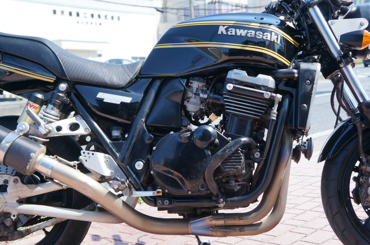 ◆◇配送のみ!! ZRX 1100 逆車 H11年式 ノジママフラー 走りも良好です!! ゼファー GPZ等 埼玉～関東近県即日自社配送可!!_画像8