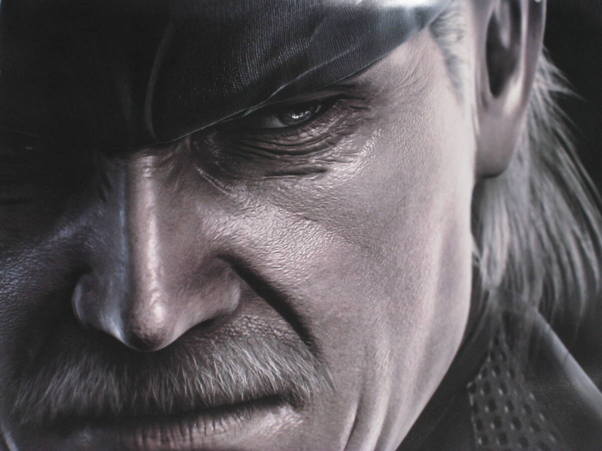 ☆ メタルギアソリッド4 ガンズ・オブ・ザ・パトリオット B2 ポスター METAL GEAR SOLID 4 GUNS OF THE PATRIOTS PS3 KONAMI ☆_画像2