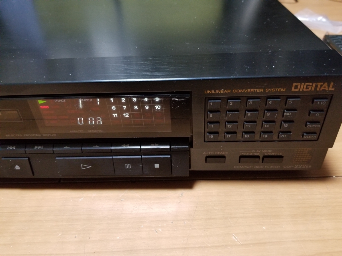 Yahoo!オークション - SONY CDプレーヤー CDP-222ES ジャンク Yahoo!オークション - SONY CDプレーヤー CDP-222ES ジャンク