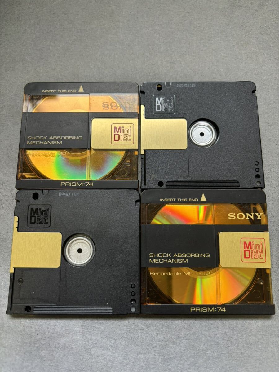 MD ミニディスク minidisc 中古 初期化済 SONY ソニー PRISM 74 10枚セットの画像3
