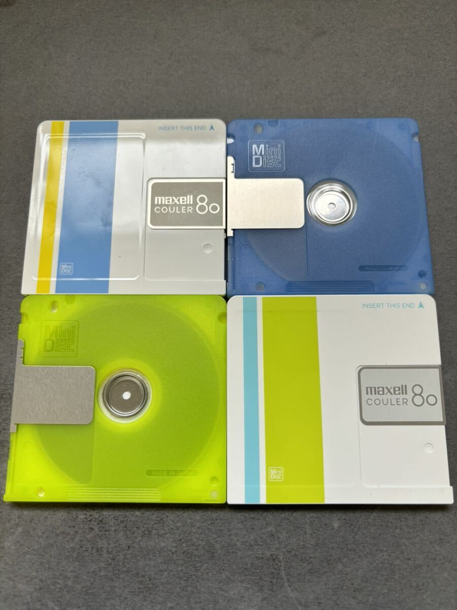 MD ミニディスク minidisc 中古 初期化済 マクセル maxell COULER 80 10枚セット_画像3