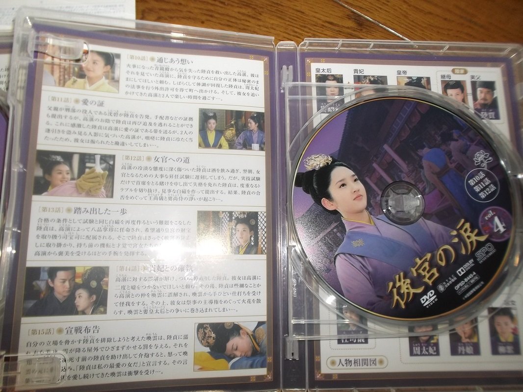 後宮の涙 DVD-BOX1(中古品)_画像1
