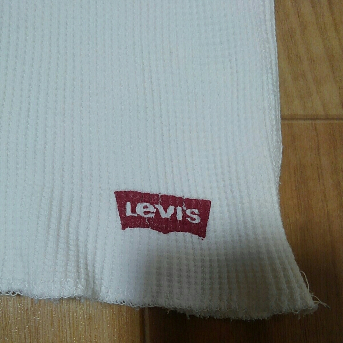 M リーバイス Levis サーマル ロングスリーブ Ｔシャツ 白黒 ドクロ K20E312_画像3