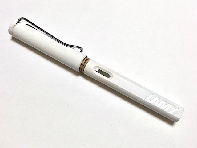 ◎LAMY ラミー サファリ 万年筆 ホワイト系 M（中字）◎美品◎_画像2