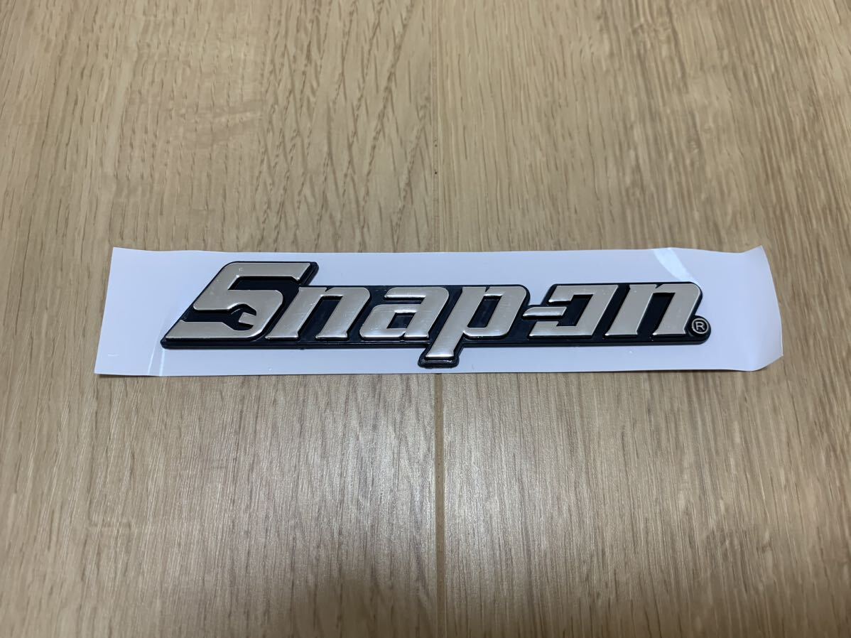 スナップオン メッキ エンブレム Snap-on ロゴ 工具 マックツール_画像1