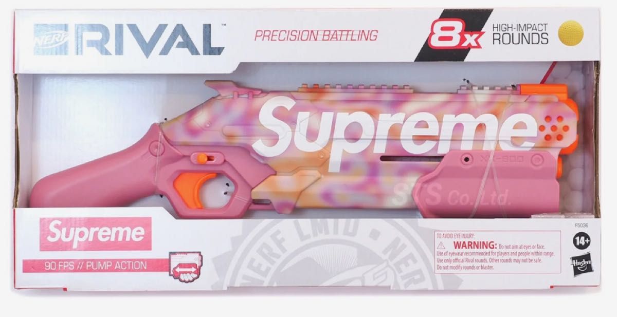 Supreme Nerf Rival Takedown Blaster PINK 新品未使用