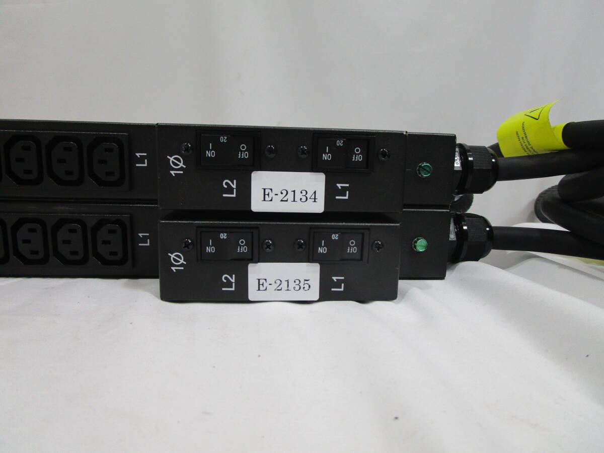 HP 200V×20口出力PDU Power Distribution Units (P/N:719884-005 #723223-001) 通電未チェック 管理番号E-2134/2135_画像3