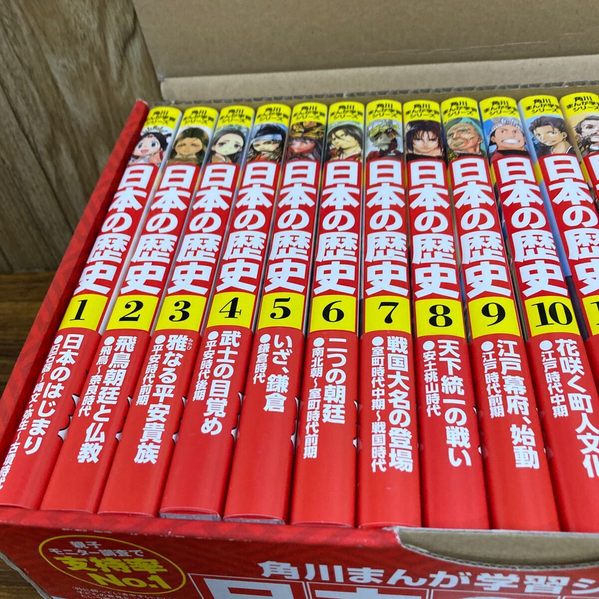 ◇当時物◇ 角川まんが学習シリーズ 日本の歴史15巻 ＋別巻3冊セット　 山本博文 学習 小学生 歴史_画像3