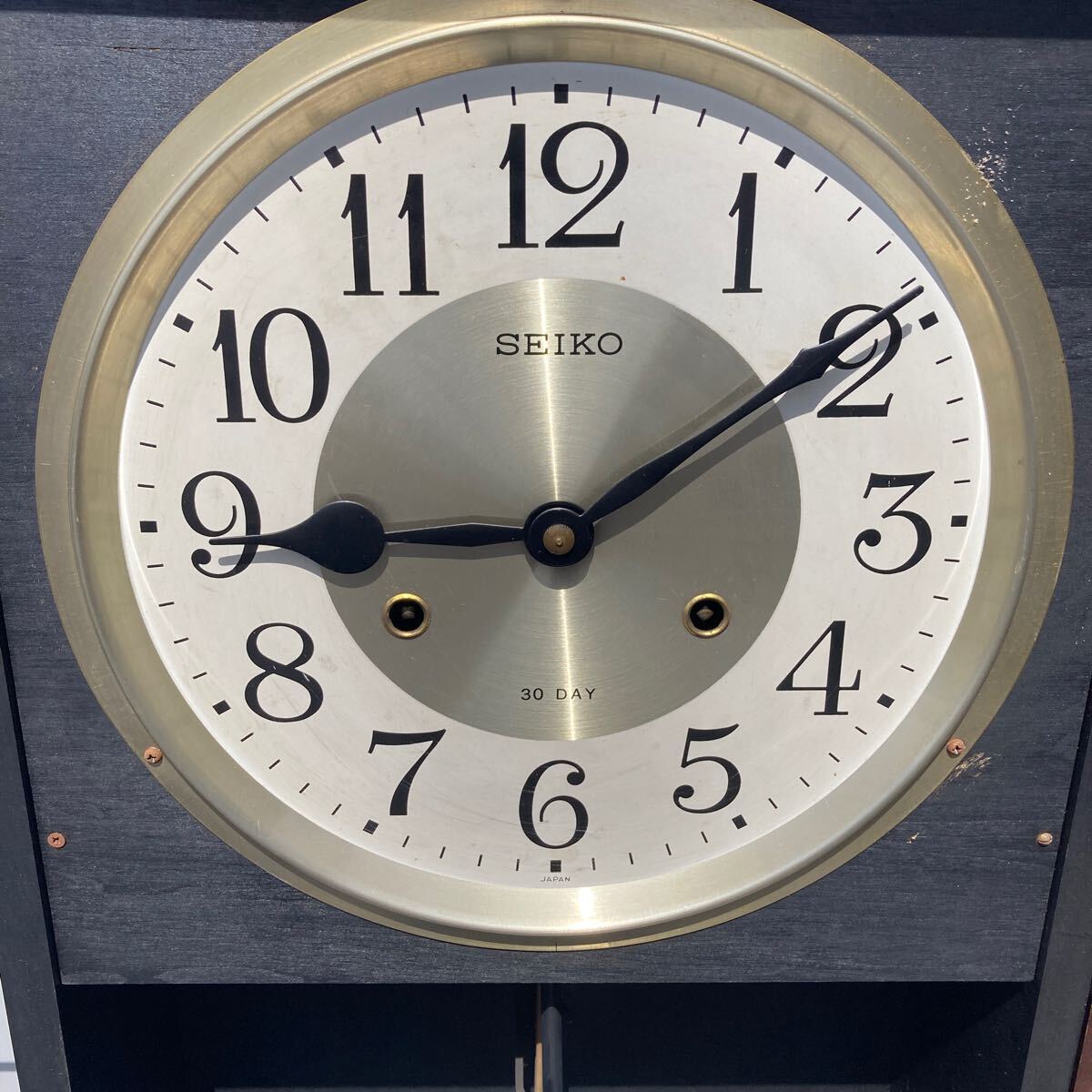 引取り限定 SEIKO 柱時計 PA 603振り子時計 昭和レトロ アンティーク 古時計 掛け時計 掛時計 ボンボン時計 セイコー ビンテージ_画像4