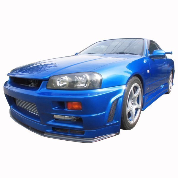 スカイライン R34 34 2ドア 2door エアロ セット 3点 GT-R タイプ GTR 風 リアバンパー 安心のFRP製の画像2