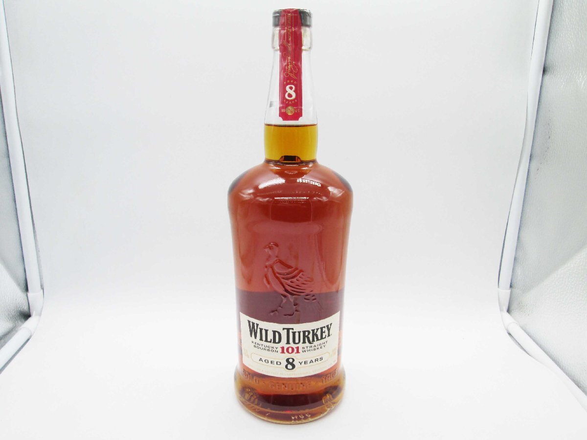 ■【未開封】WILD TURKEY ワイルドターキー 101 ストレート バーボン ウイスキー 8年 1000ml 50.5% 洋酒■/Aの画像1