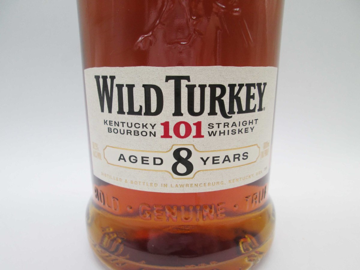 ■【未開封】WILD TURKEY ワイルドターキー 101 ストレート バーボン ウイスキー 8年 1000ml 50.5% 洋酒■/Aの画像2