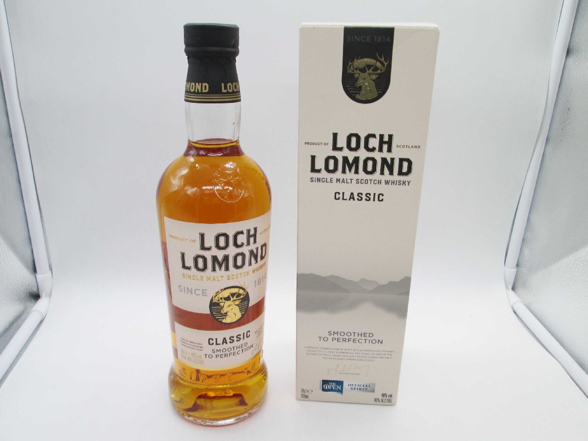 ■【未開封】LOCH LOMOND ロッホローモンド クラシック シングルモルト スコッチ ウイスキー 1814 700ml 40% 洋酒■/Aの画像1