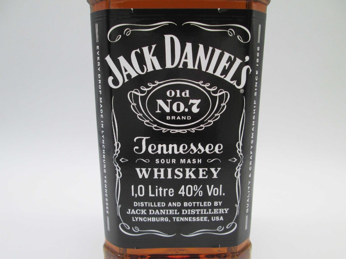 ■【未開封】JACK DANIELS ジャックダニエル BRAND old No.7 1000ml 1L 40% ウイスキー 洋酒■/A_画像2