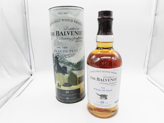 ■【未開封】THE BALVENIE バルヴェニー WEEK OF PEAT 19年 シングルモルト scotch whisky スコッチ ウィスキー 700ml 48.3％ 洋酒■/A_画像1