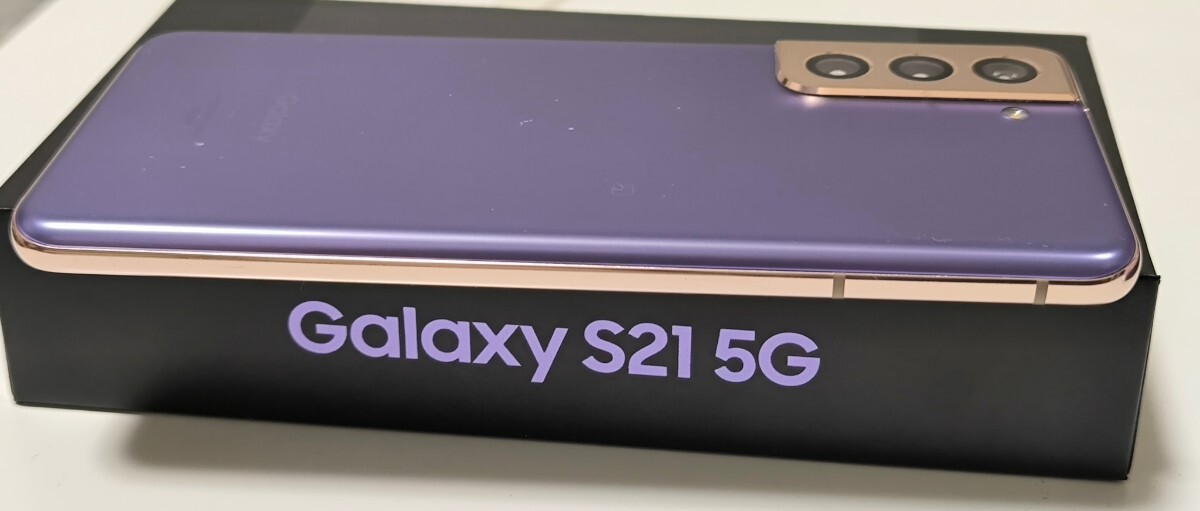 Galaxy S21 5G au版 SCG09 ファントムバイオレットの画像9