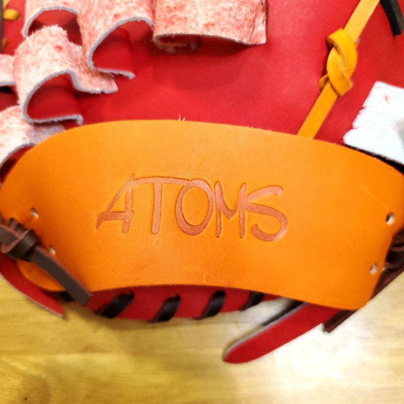 アトムズ 日本製 キャッチターゲット トレーニンググラブ 守備練習用トレグラ ATOMS 25 一般用大人サイズ 硬式グローブ