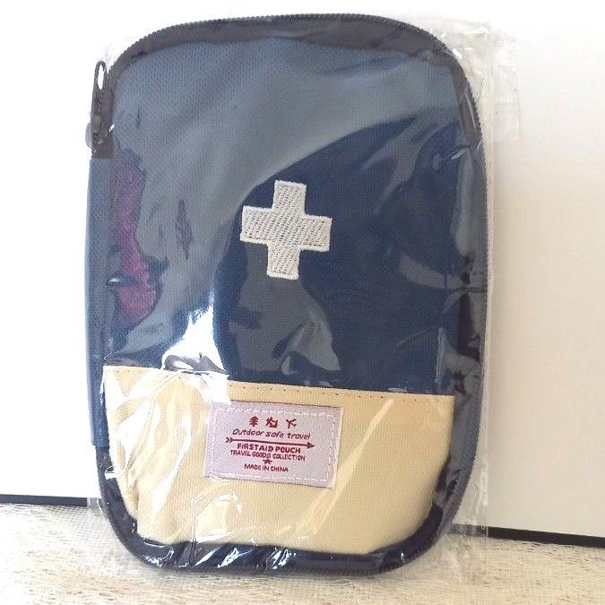 医薬品 救急箱 応急処置 マルチケース 携帯用 お薬ポーチ３点セット