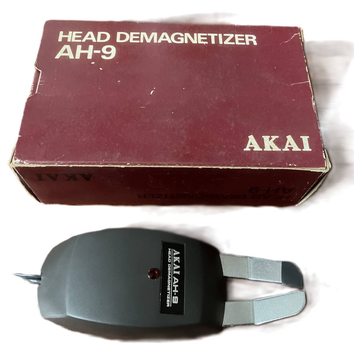 AKAI アカイ ヘッドイレーサー 消磁器 ディマグネタイザー AH-9 導通確認済[ HEAD DEMAGNETIZER AH9]【ジャンク】の画像1